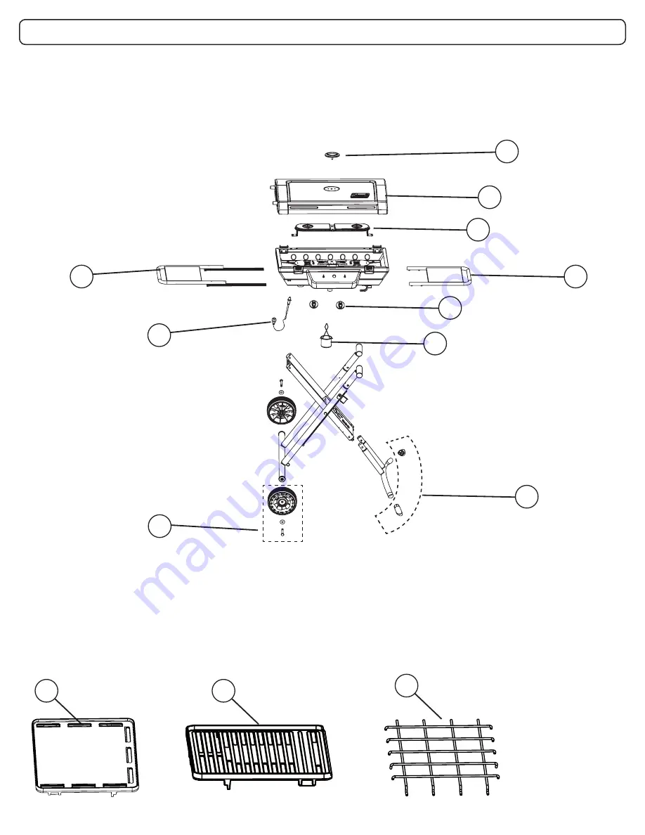 Coleman 9958 Series Use, Care & Assembly Manual Download Page 15