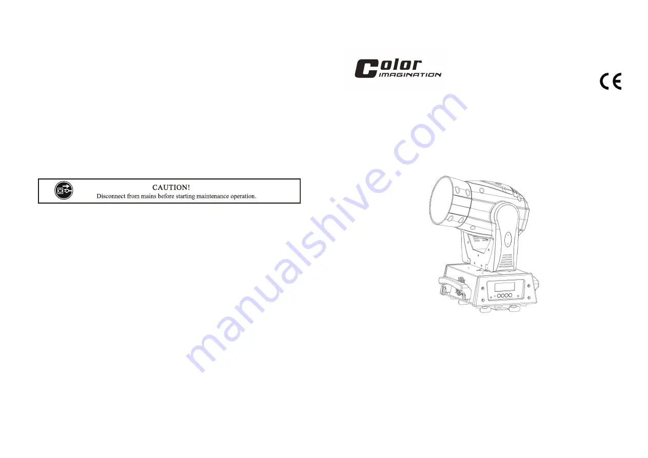 Color imagination SI-031 User Manual Download Page 1