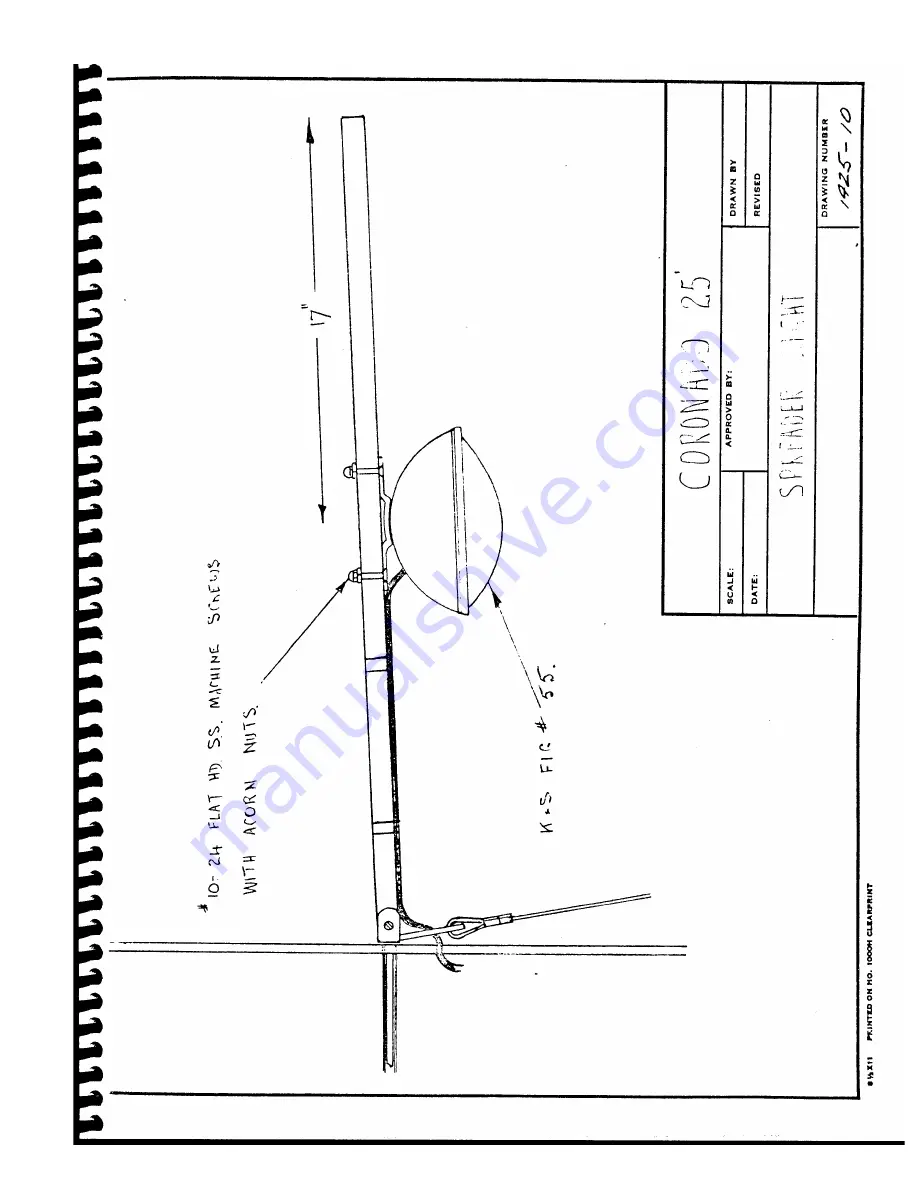 Columbia Coronado 25 Owenrs Manual Download Page 40