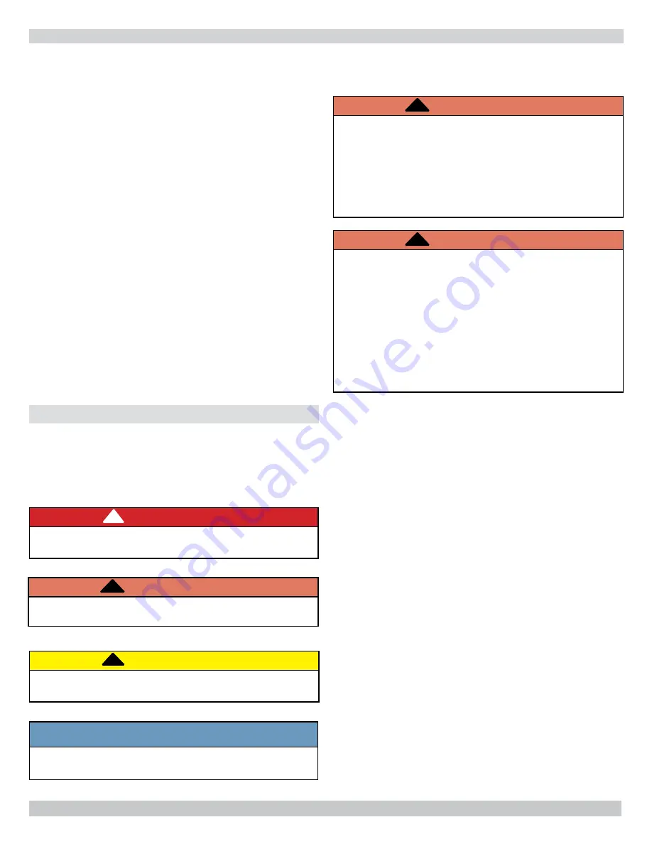 Columbia CSFE-3090S Installation, Operation & Maintenance Manual Download Page 4