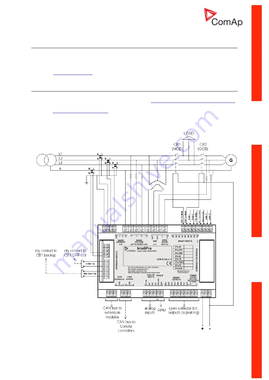 ComAp InteliPro Installation And Operation Manual Download Page 17