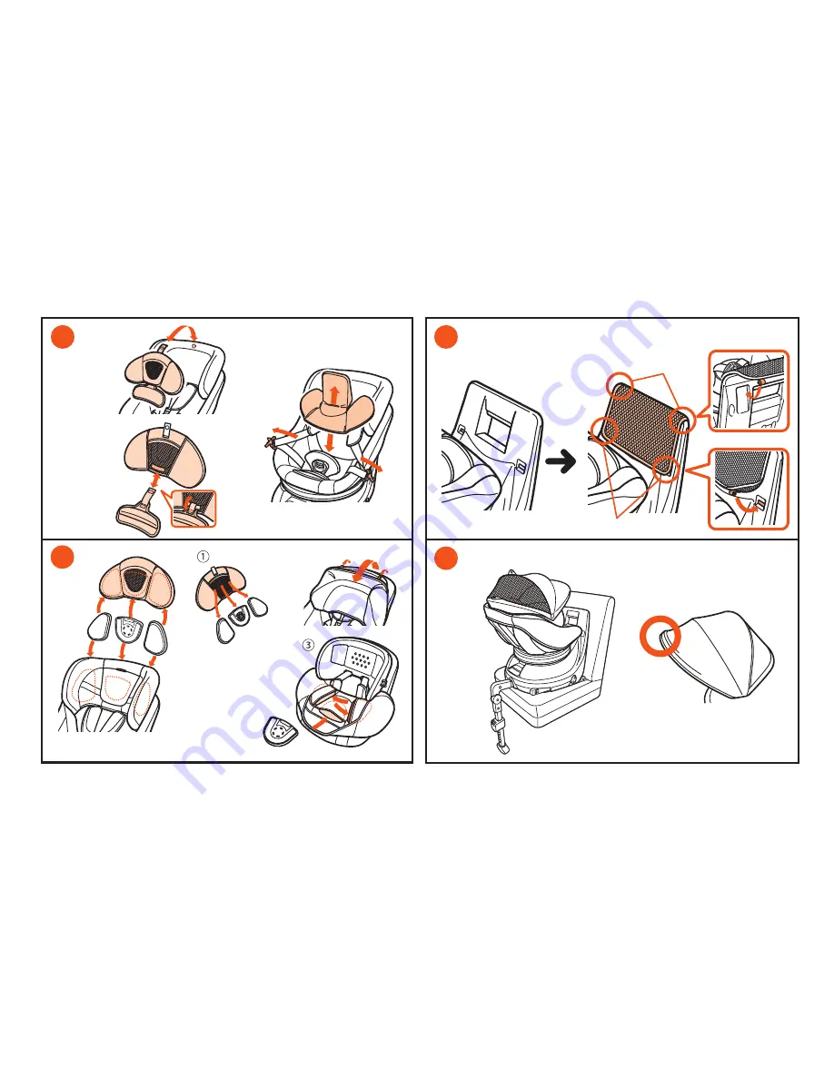 Combi Cradling360 ISOFIX Instruction Manual Download Page 4