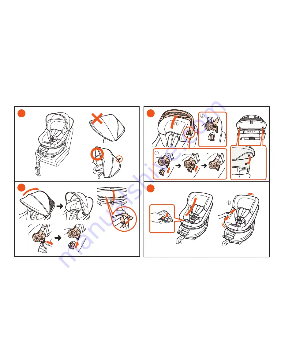 Combi Cradling360 ISOFIX Instruction Manual Download Page 5