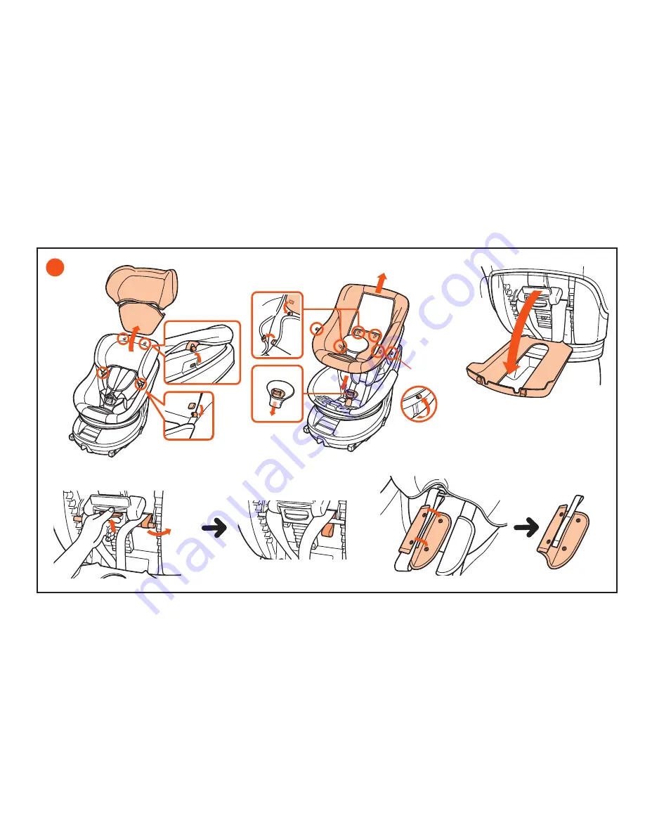 Combi Cradling360 ISOFIX Instruction Manual Download Page 10