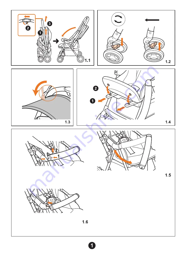 Combi Urban Walker Classic Instruction Manual Download Page 3