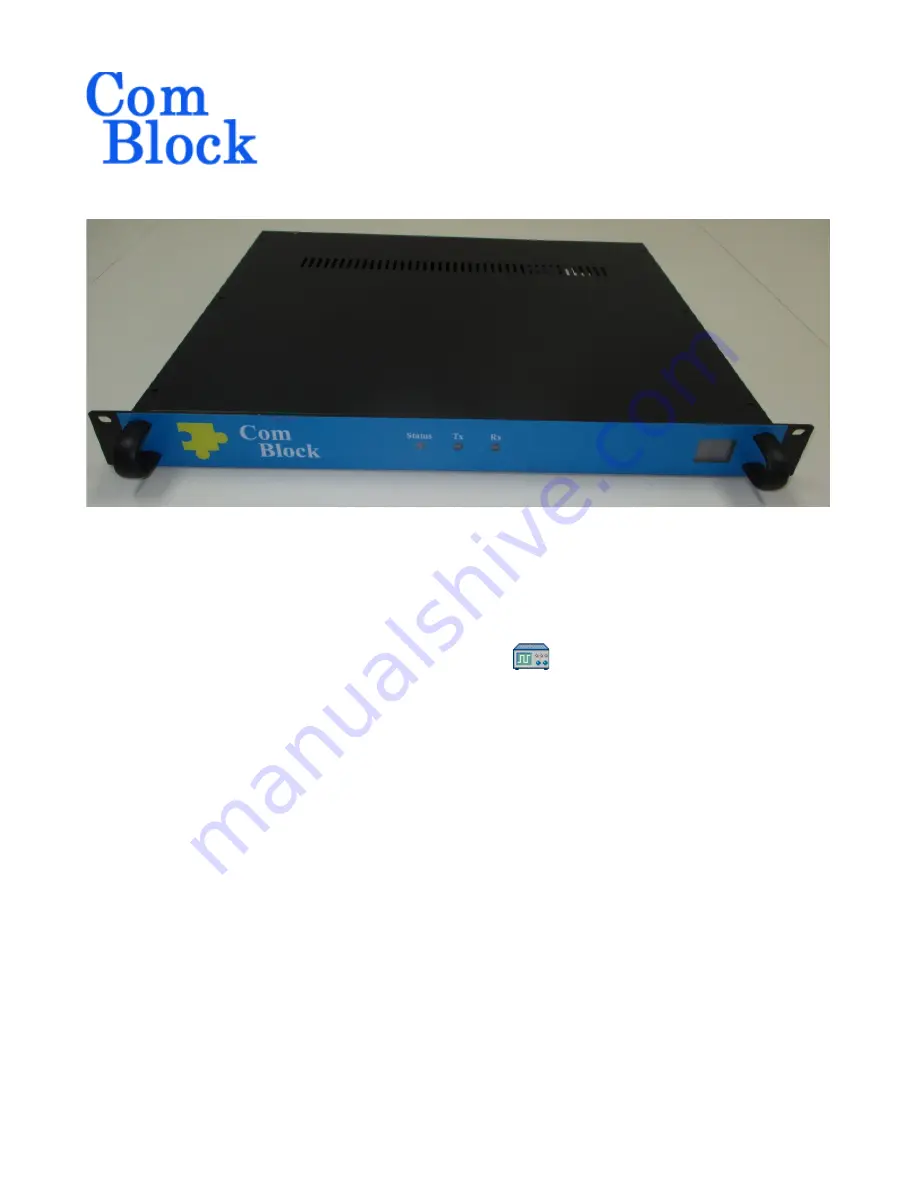 ComBlock COM-1826 Manual Download Page 1