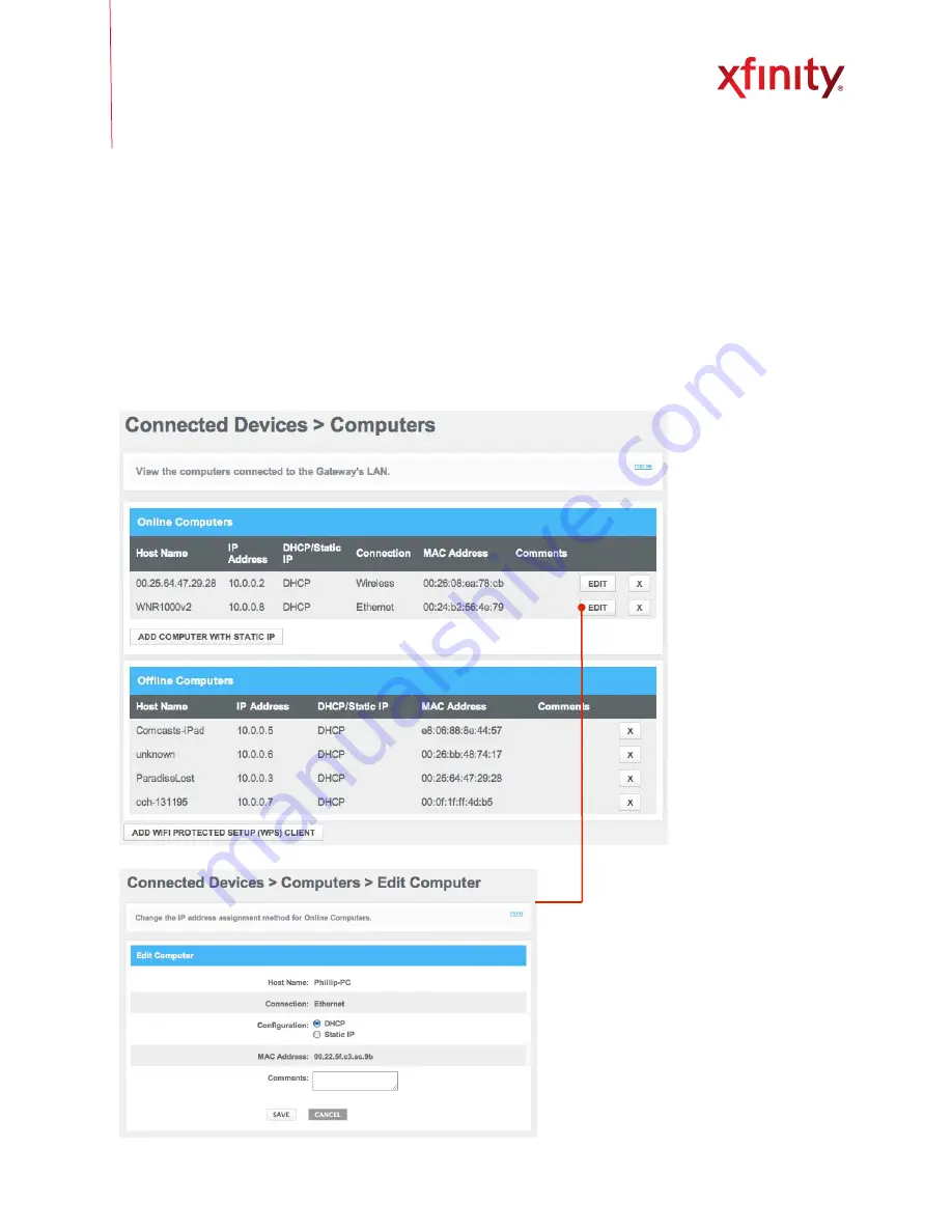 Comcast HOME-5A58 User Manual Download Page 28