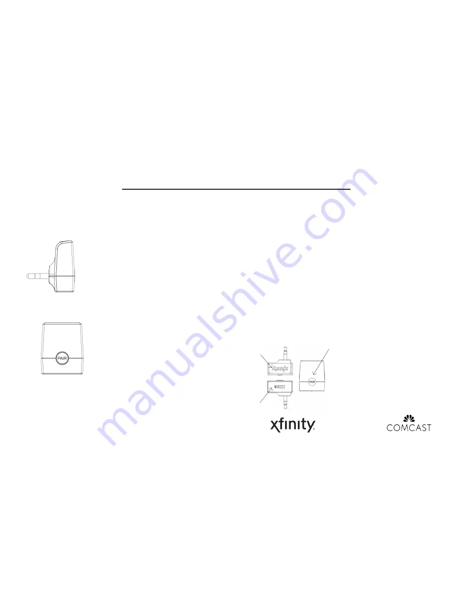 Comcast Remote Aim Anywhere Adapter User Manual Download Page 1