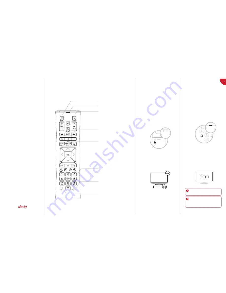 Comcast Remote with Voice Control Скачать руководство пользователя страница 1