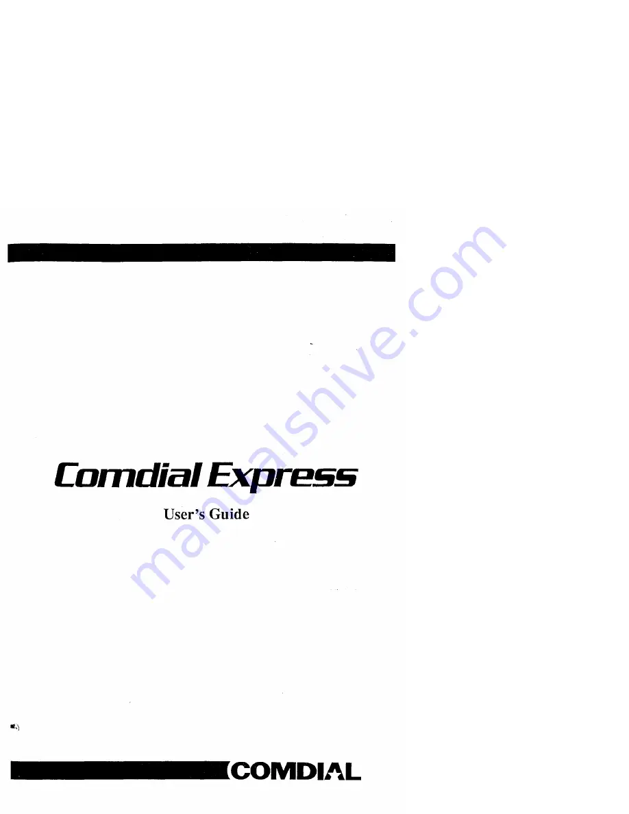 Comdial 6010S Series User Manual Download Page 1