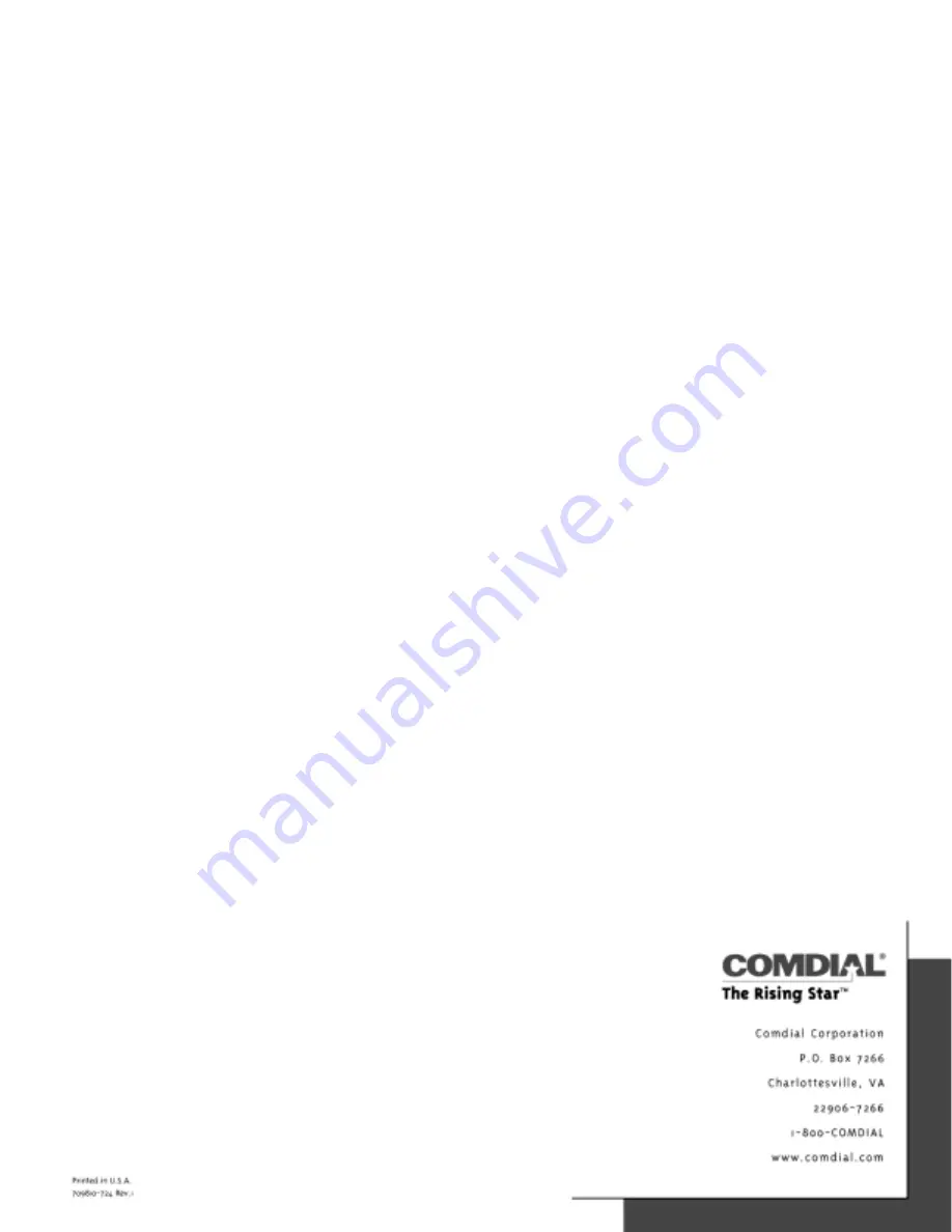 Comdial GCA70-355 User Manual Download Page 36