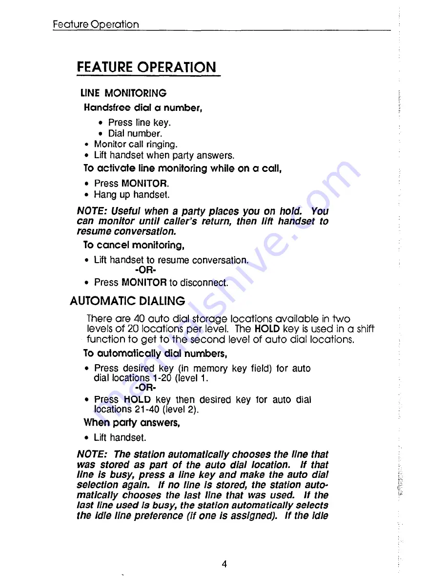 Comdial Solo II 5432S User Manual Download Page 8