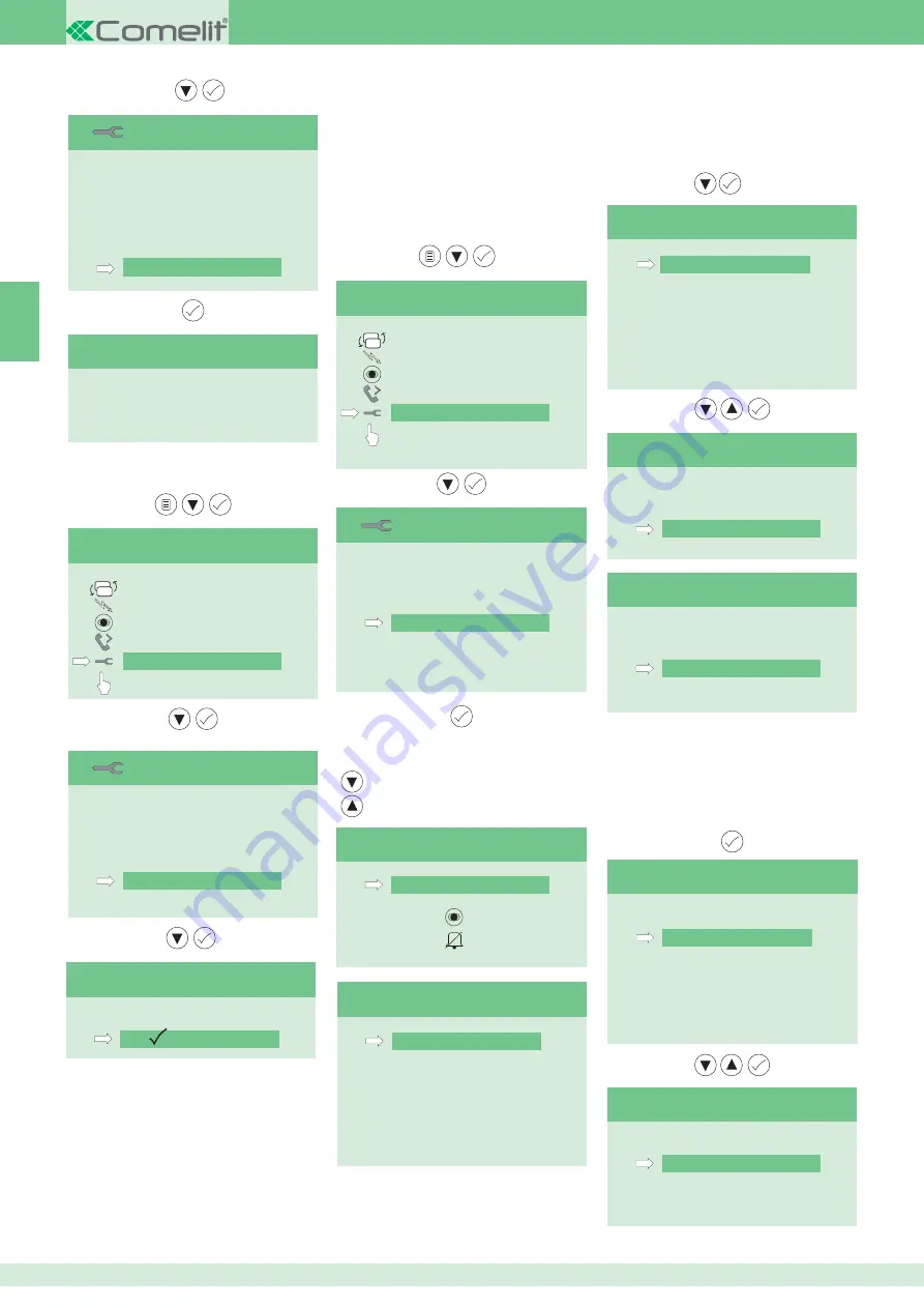 Comelit 8171IP Technical Manual Download Page 40