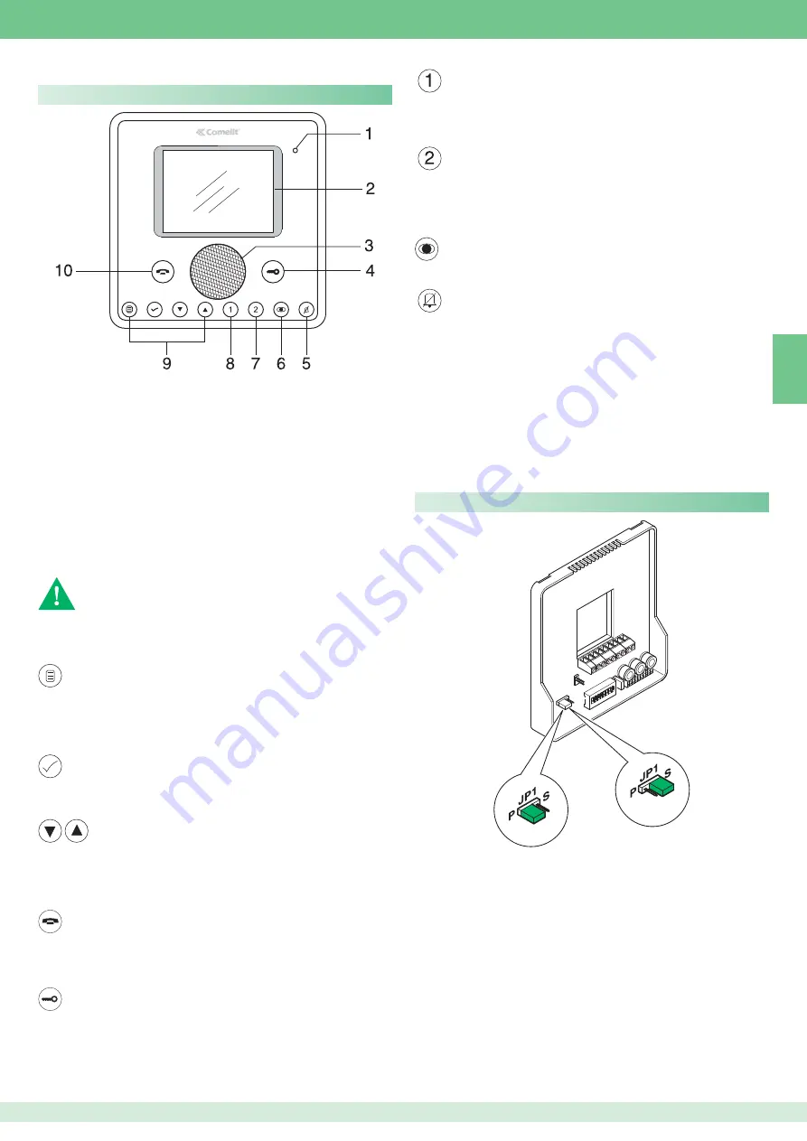 Comelit 8171IP Technical Manual Download Page 47