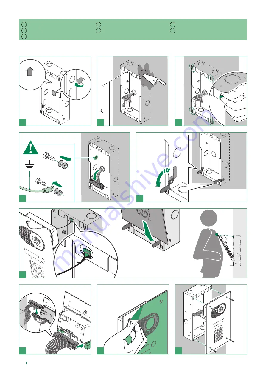 Comelit KVS2011KP Technical Manual Download Page 2