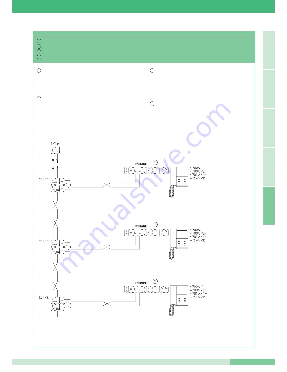 Comelit MT SB2 01 Technical Manual Download Page 100