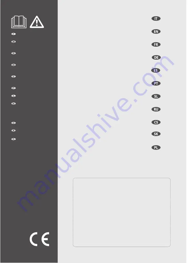 Comet DSG-5 EX User Instructions Download Page 1