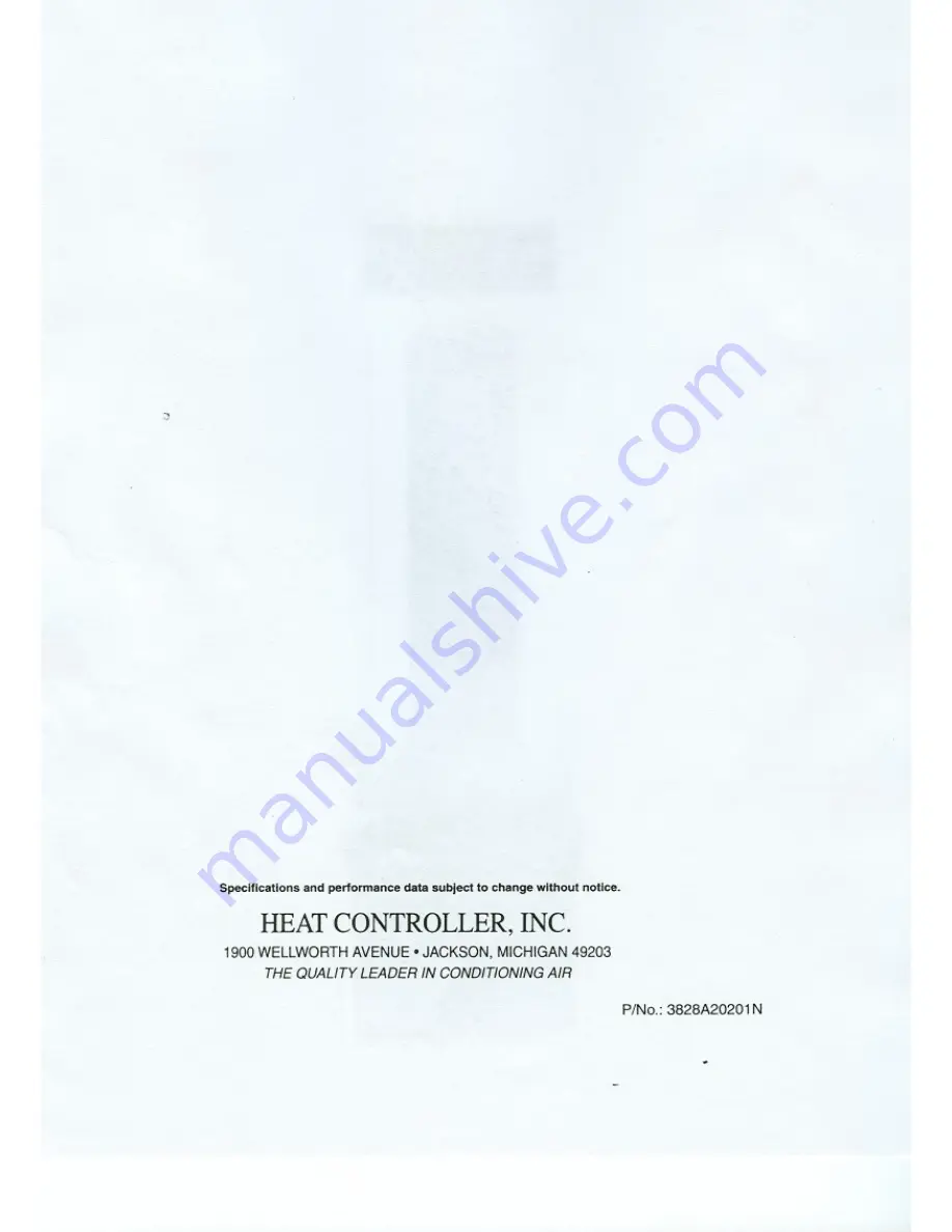 COMFORT-AIRE CD-101 Owner'S Manual Download Page 23