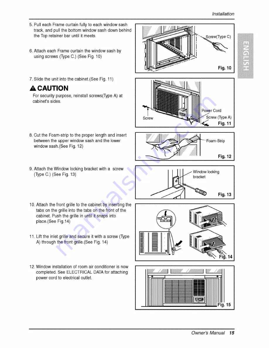 COMFORT-AIRE COMFORT AIRE RAD-183A Owner'S Manual Download Page 15