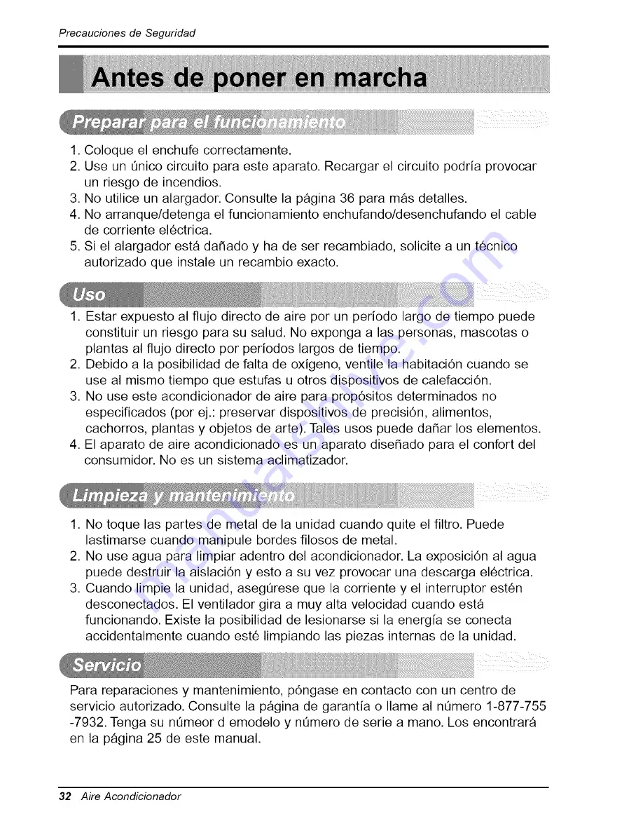 COMFORT-AIRE COMFORT AIRE RAD-183B Owner'S Manual Download Page 32