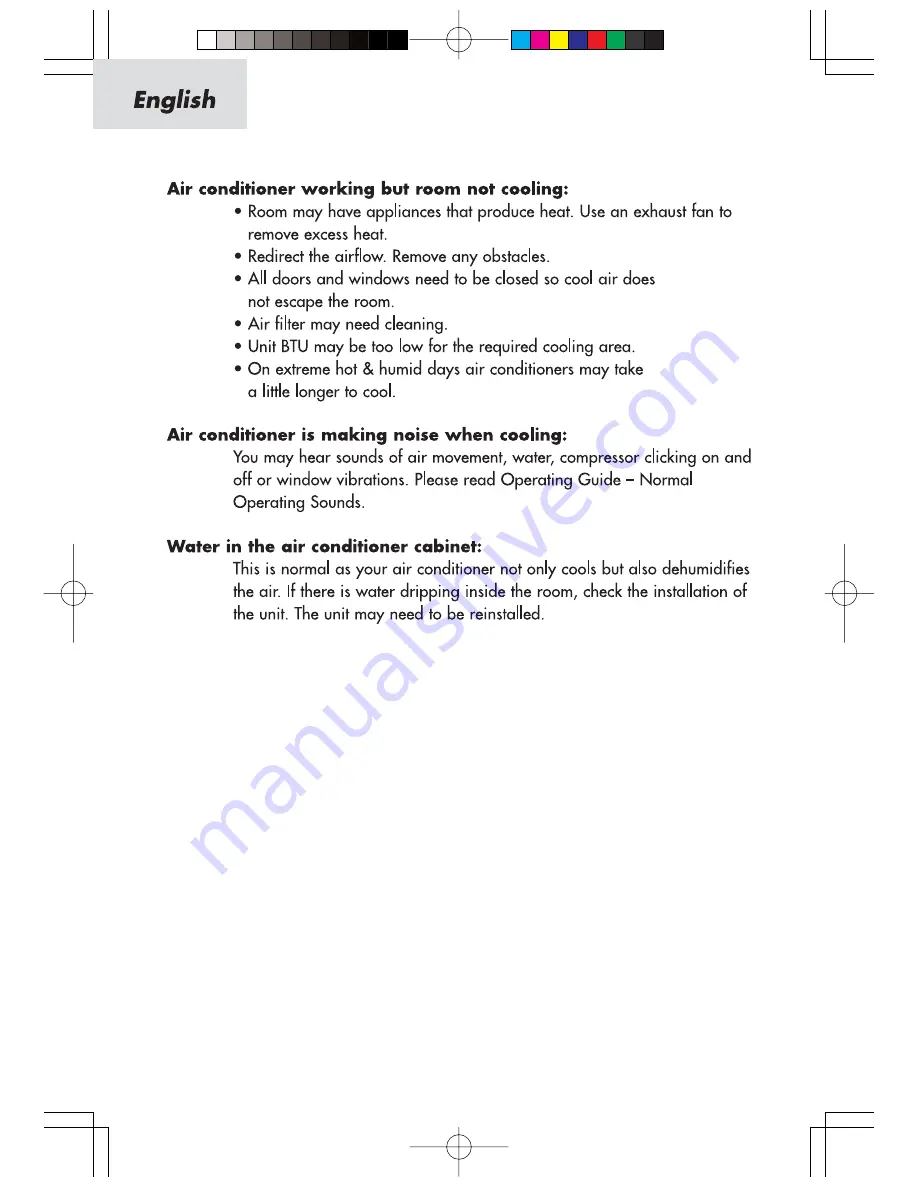 COMFORT-AIRE COMFORT AIRE RAD-61B User Manual Download Page 18