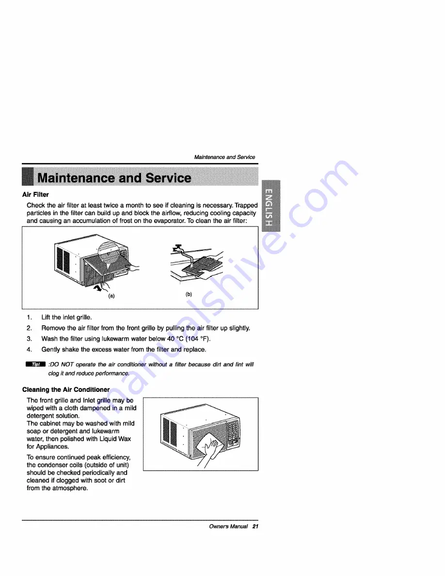 COMFORT-AIRE COMFORT AIRE REG-123A Скачать руководство пользователя страница 21