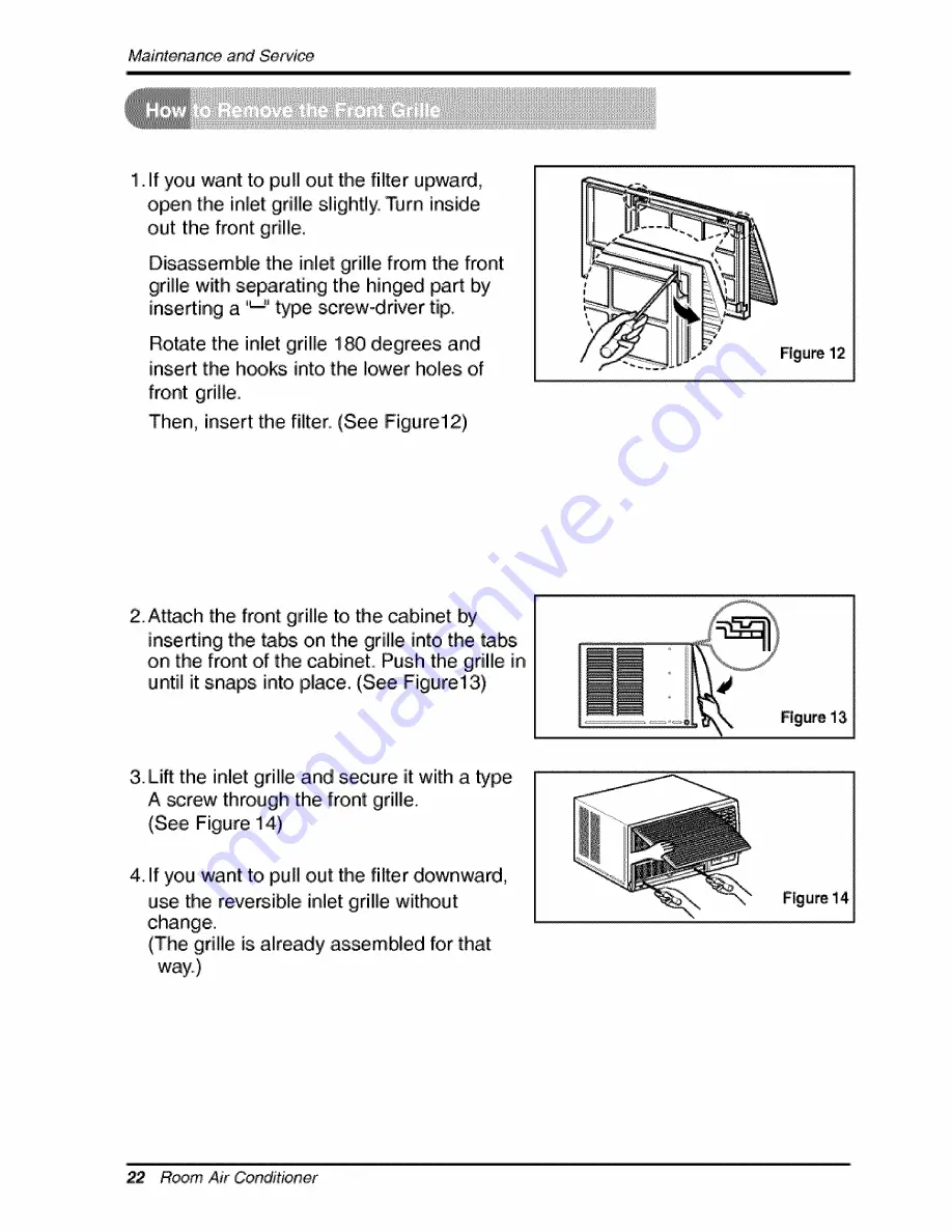 COMFORT-AIRE COMFORT AIRE REG-123A Owner'S Manual Download Page 22