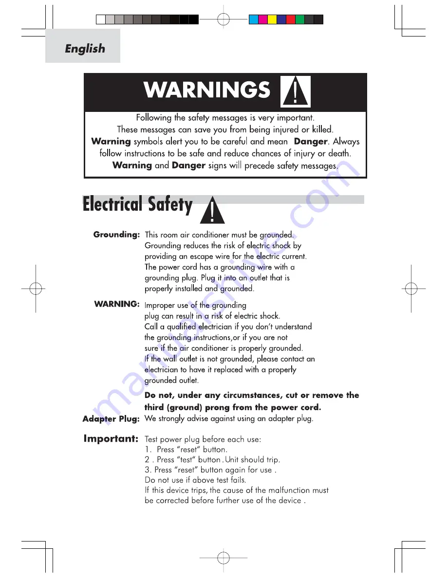 COMFORT-AIRE Comfort-Cure RAD-81B User Manual Download Page 6