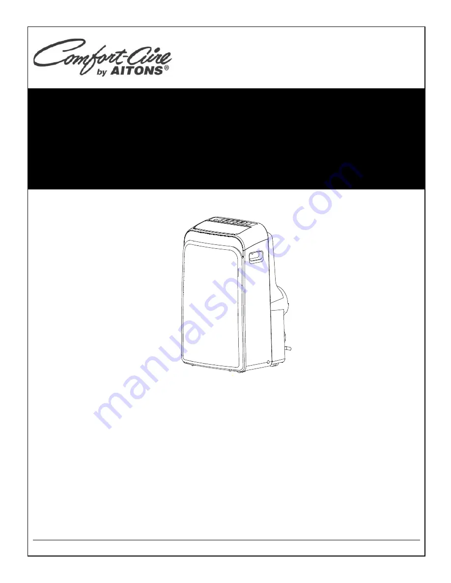 COMFORT-AIRE PSH-141A Скачать руководство пользователя страница 1