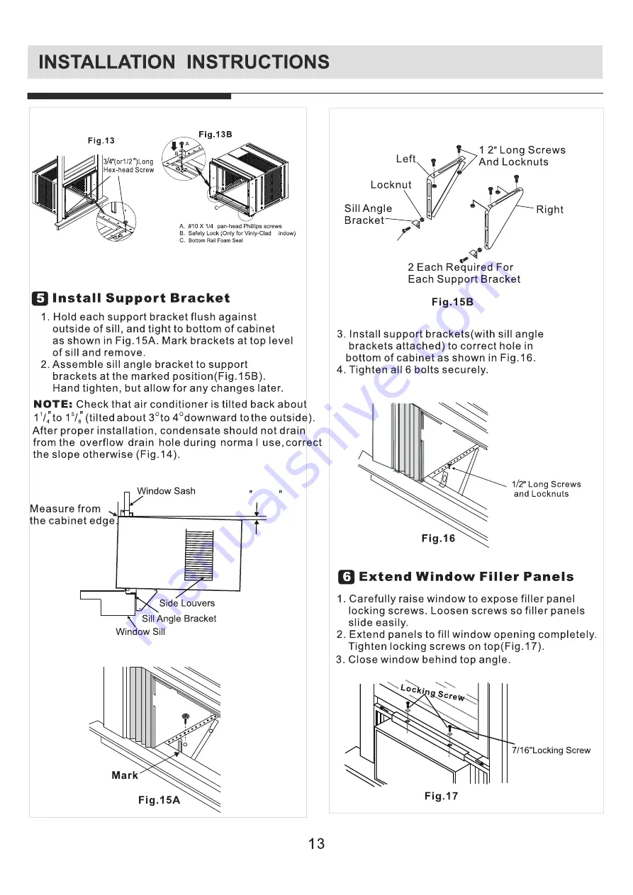 COMFORT-AIRE RAD Series Owner'S Manual Download Page 16