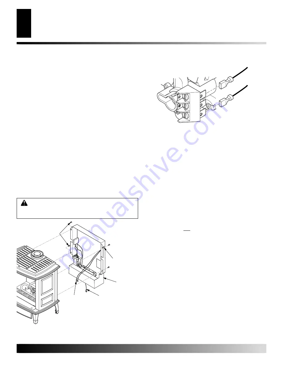 Comfort Glow CSDBN Owner'S Operation And Installation Manual Download Page 10