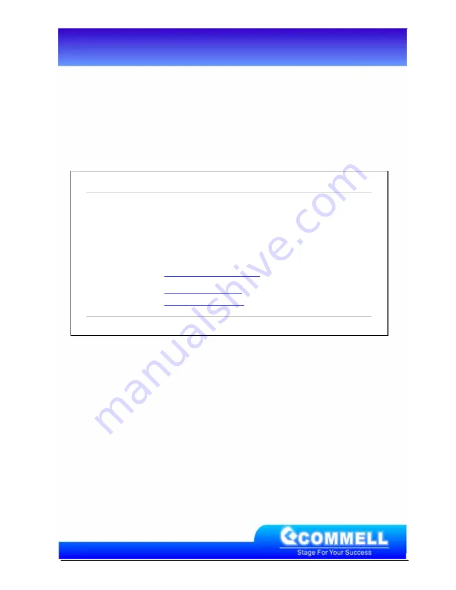 Commell LS-378 User Manual Download Page 56