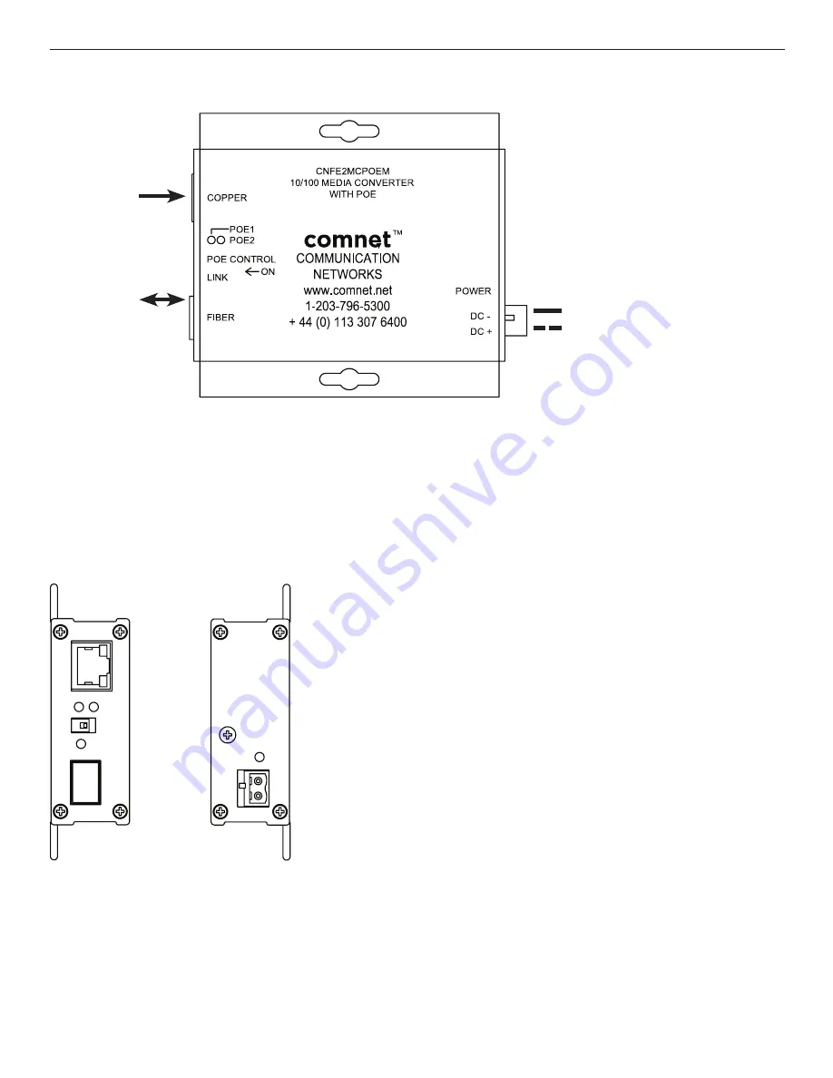 Comnet CNFE2MCPOE Скачать руководство пользователя страница 3