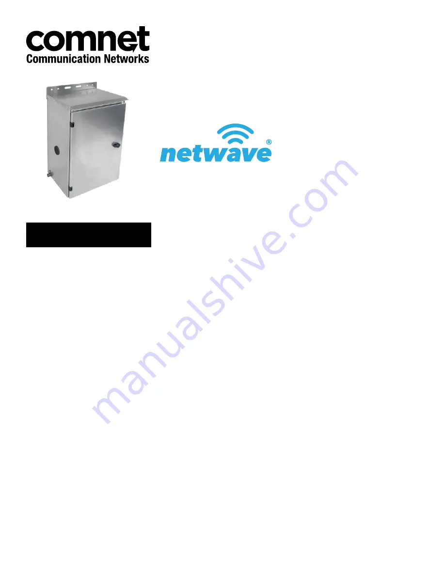 Comnet NWKBB100 Installation And Operation Manual Download Page 1