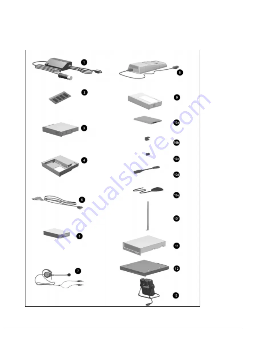 Compaq Armada 7800 6266 T 5000 D 0 1 Скачать руководство пользователя страница 74