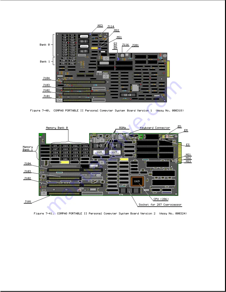 Compaq Compaq Portable II Maintenance And Service Manual Download Page 77