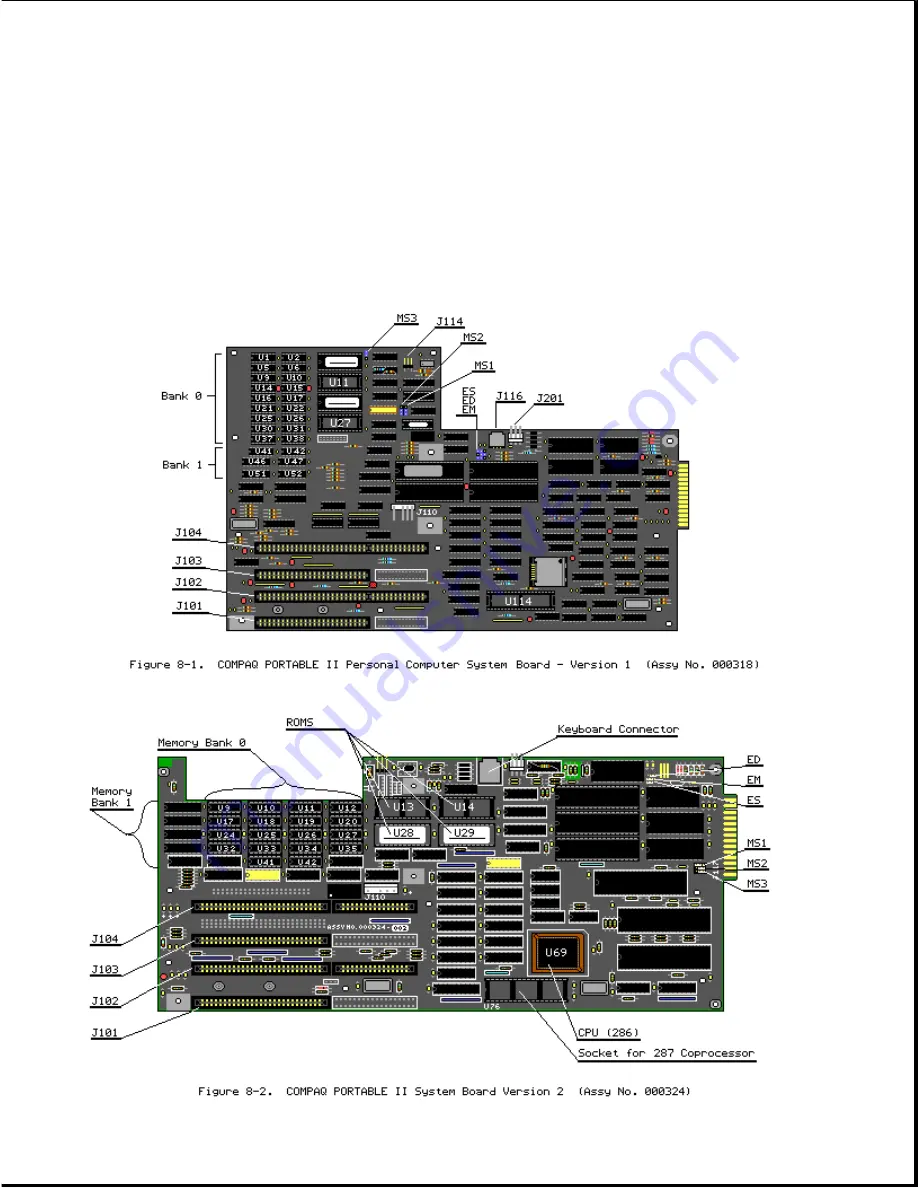 Compaq Compaq Portable II Maintenance And Service Manual Download Page 98