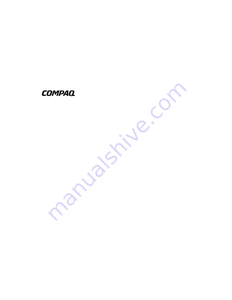 Compaq Compaq Presario Скачать руководство пользователя страница 1