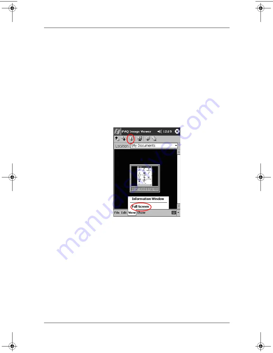 Compaq iPAQ H3900 Series Reference Manual Download Page 60