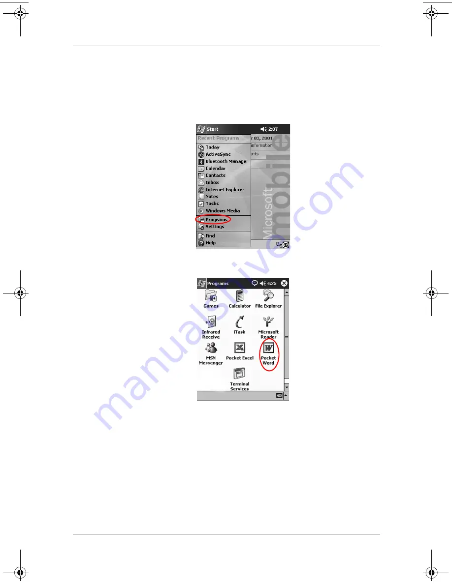 Compaq iPAQ H3900 Series Reference Manual Download Page 162