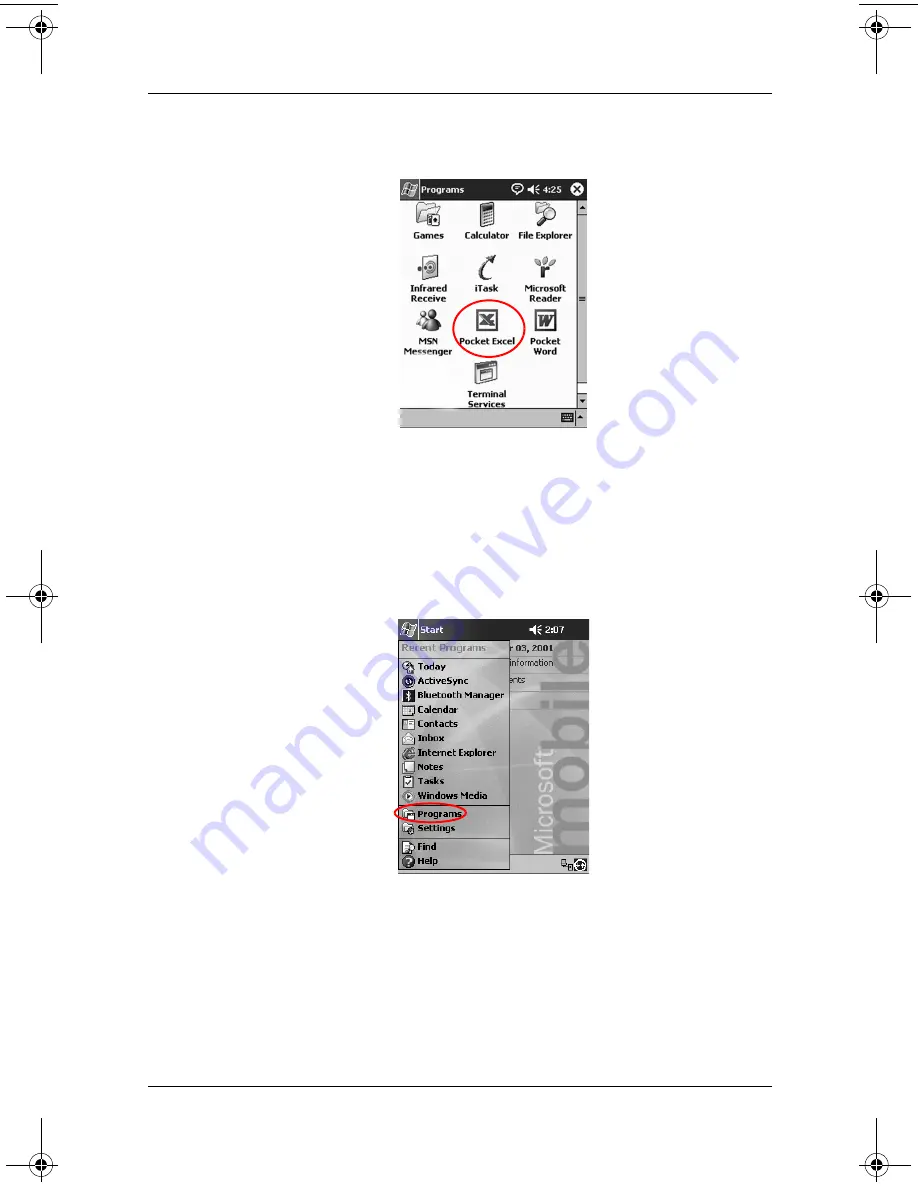 Compaq iPAQ H3900 Series Reference Manual Download Page 170