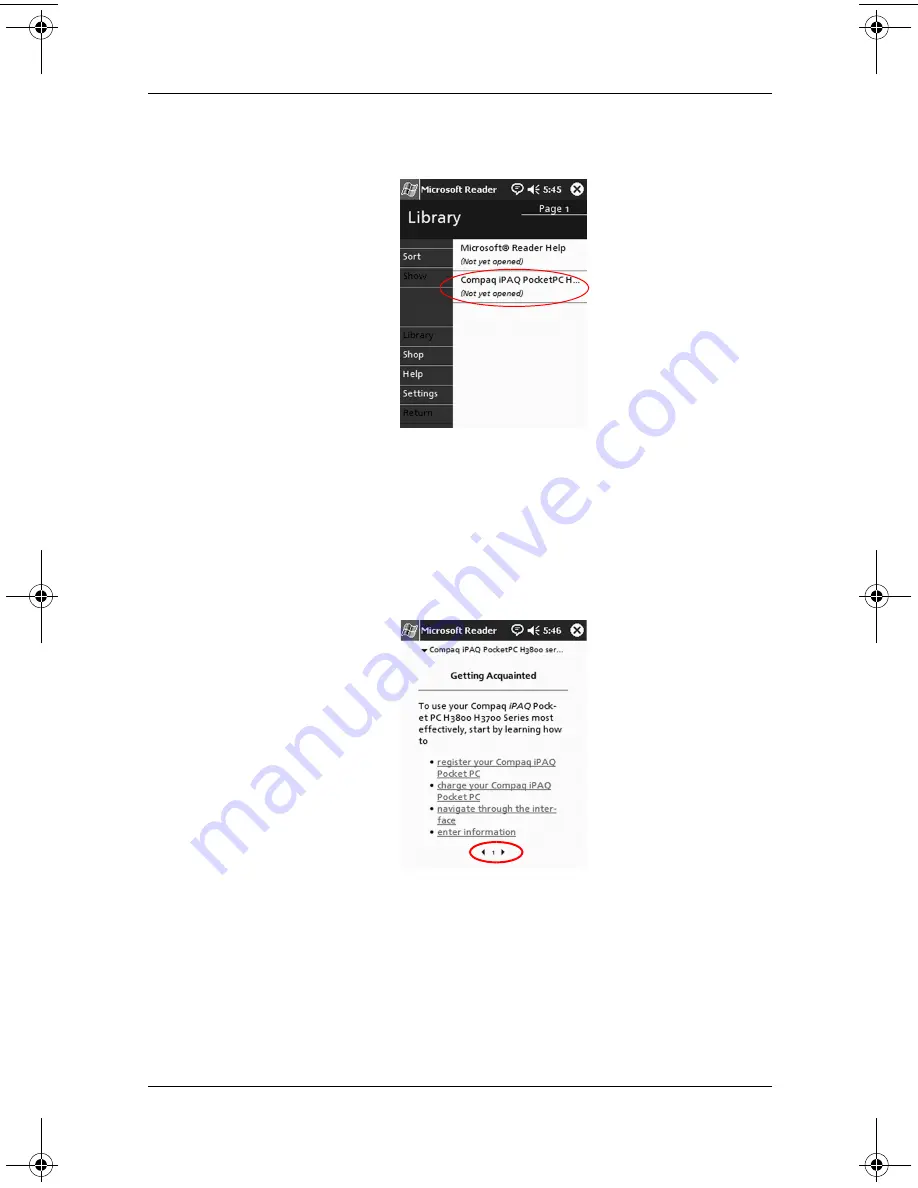 Compaq iPAQ H3900 Series Reference Manual Download Page 181