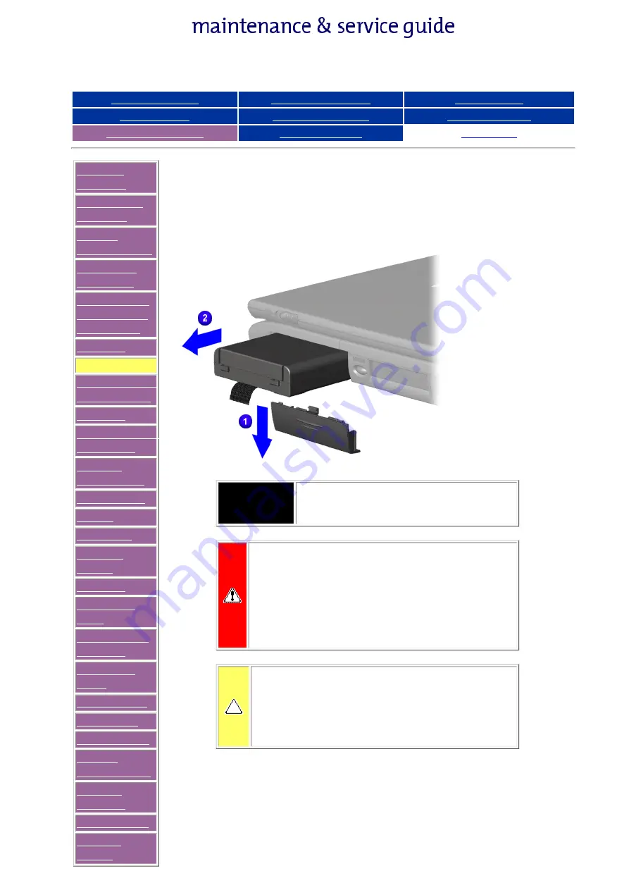 Compaq Presario 1600 Series Maintenance & Service Manual Download Page 47