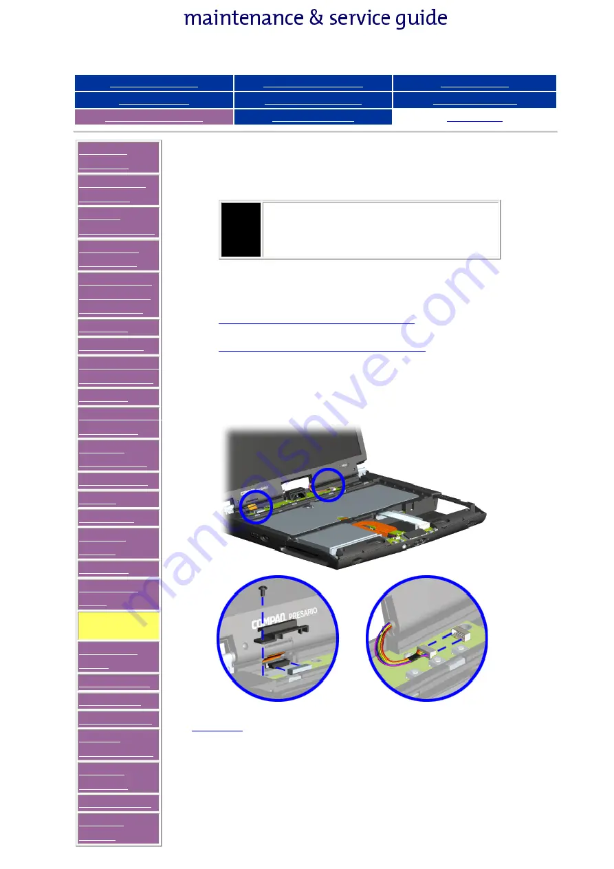 Compaq Presario 1600 Series Maintenance & Service Manual Download Page 67