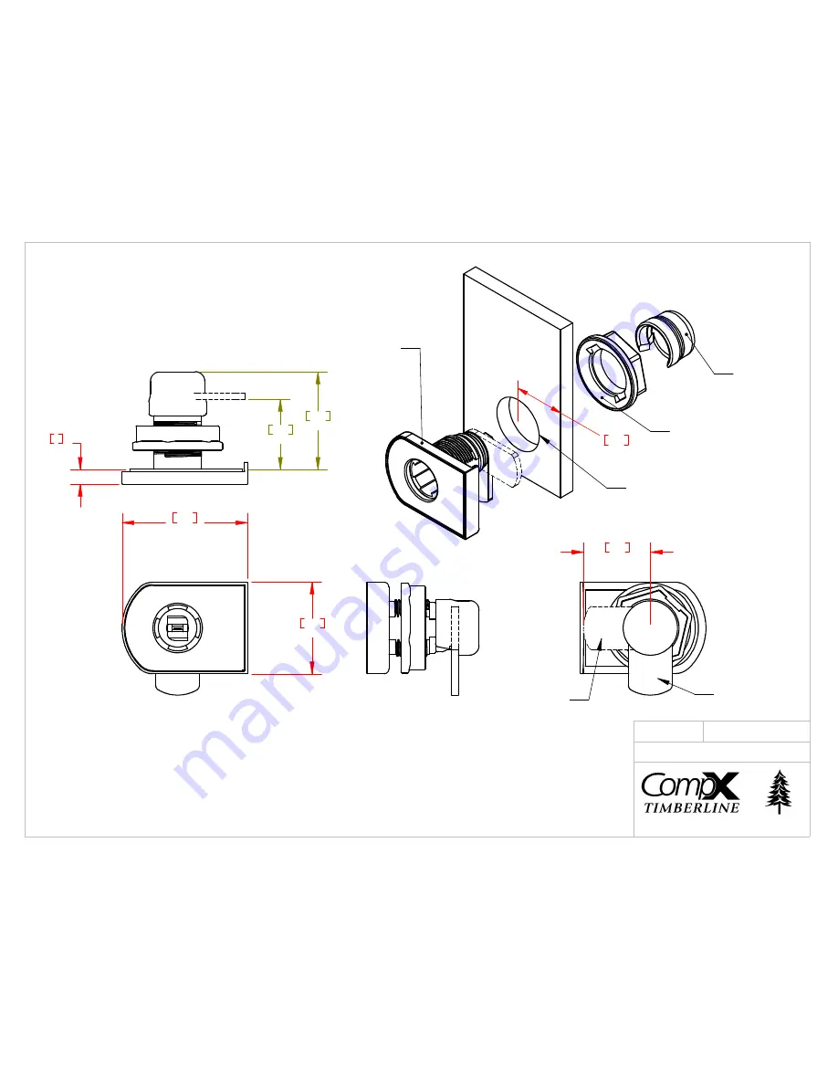 COMPX TYPE300 Dimensional Drawing Download Page 1