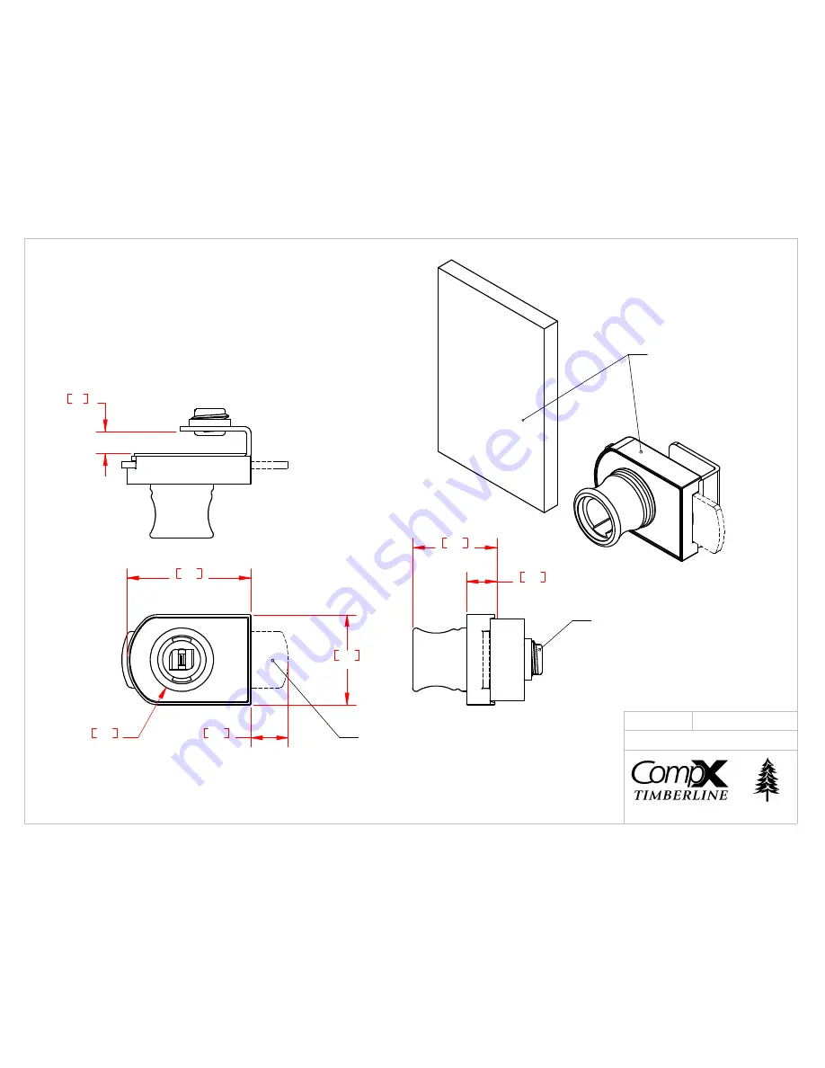 COMPX TYPE350 Dimensional Drawing Download Page 1