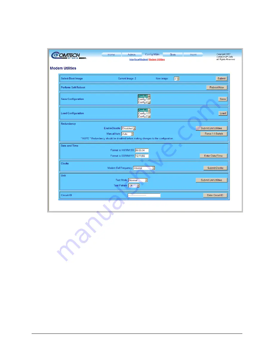 Comtech EF Data CDM-710 Скачать руководство пользователя страница 139