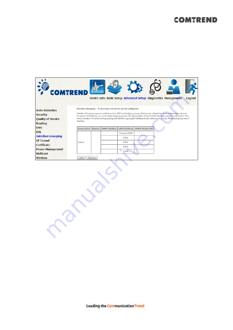 Comtrend Corporation AR-5319 Скачать руководство пользователя страница 91