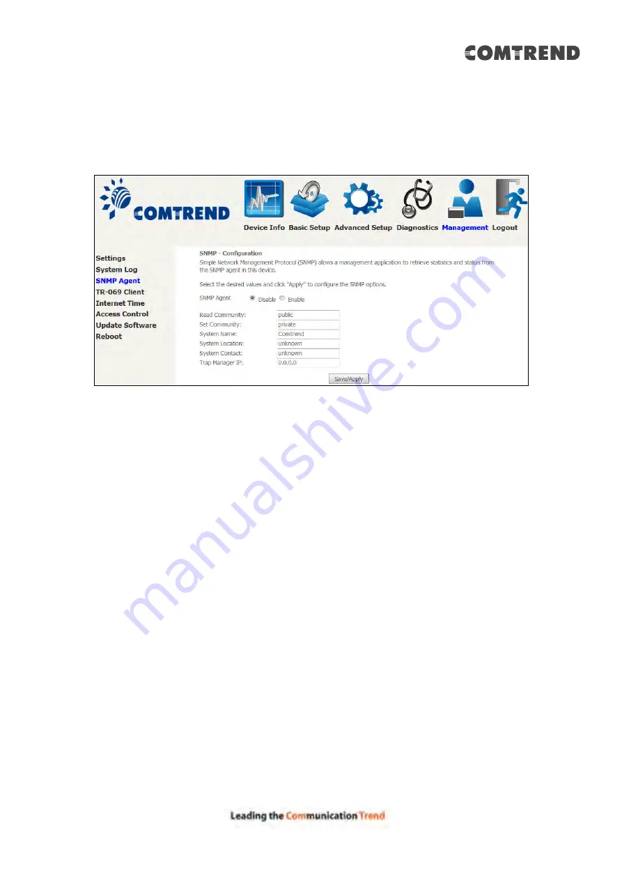 Comtrend Corporation AR-5319 User Manual Download Page 127