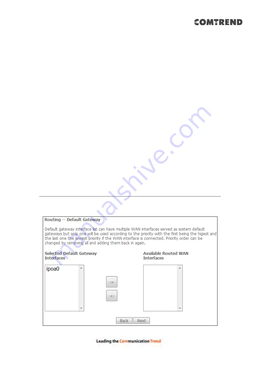 Comtrend Corporation AR-5319 User Manual Download Page 176